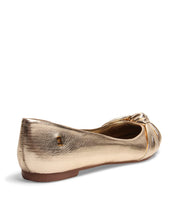 Sapatilha Santa Lolla Metalizada Ouro Light Soft Bico Redondo