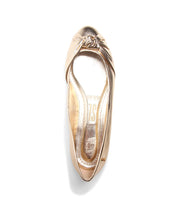 Sapatilha Santa Lolla Metalizada Ouro Light Soft Bico Redondo