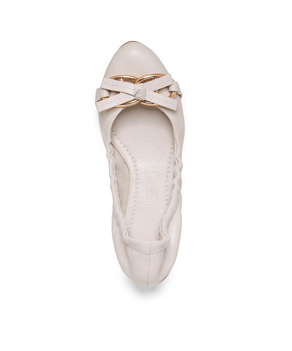 Sapatilha Santa Lolla Off White Elástico