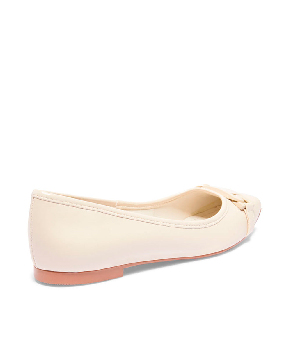 Sapatilha Santa Lolla Off White Placa Bico Quadrado
