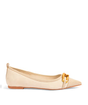 Sapatilha Santa Lolla Tecido Copacabana Bico Fino Off White