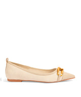 Sapatilha Santa Lolla Tecido Copacabana Bico Fino Off White