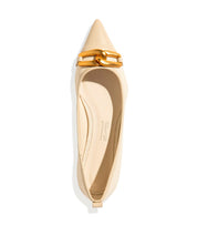 Sapatilha Santa Lolla Tecido Copacabana Bico Fino Off White