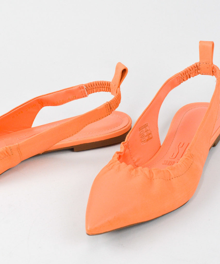 Sapatilha Slingback Santa Lolla Hot Peach Couro - 0346.343D.02E7.0308