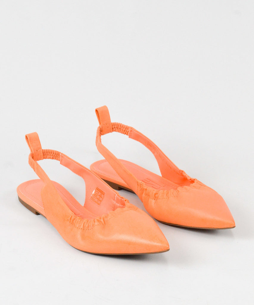 Sapatilha Slingback Santa Lolla Hot Peach Couro - 0346.343D.02E7.0308
