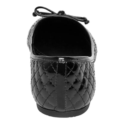 Sapatilha Santa Lolla Preto Verniz Matelassê