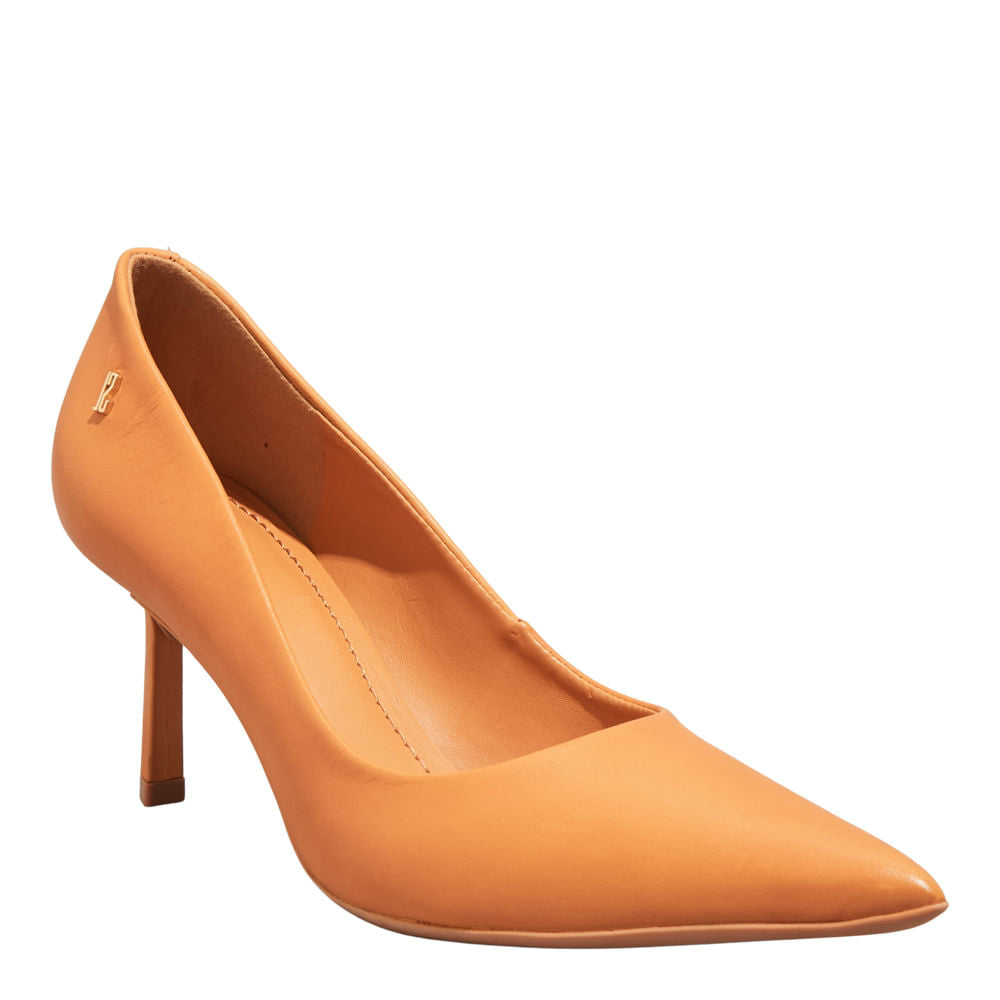 Scarpin Santa Lolla Caramelo Salto Alto Fino