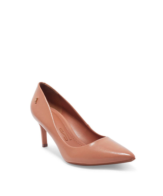 Scarpin Santa Lolla Marrom Salto Fino