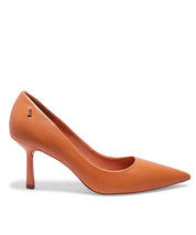 Scarpin Santa Lolla Nude Rosado Salto Fino Médio
