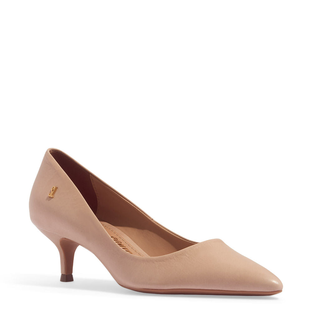 Scarpin Santa Lolla Nude Salto Baixo