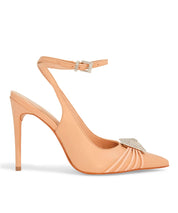 Scarpin Santa Lolla Nude Strass Salto Fino Alto