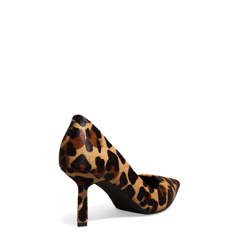 Scarpin Santa Lolla Onça Salto Fino