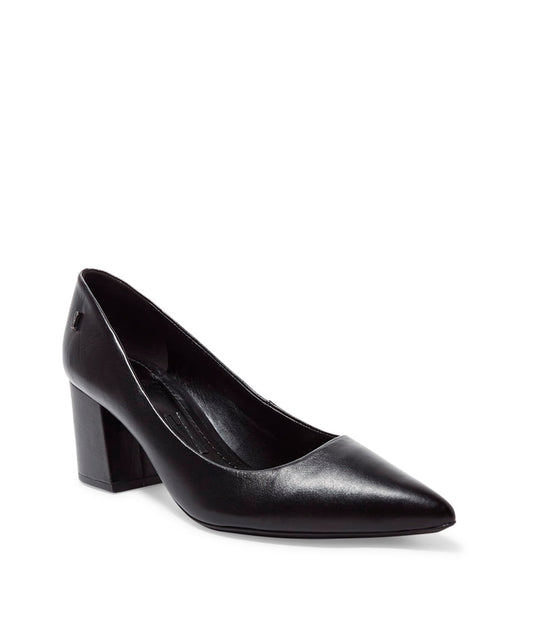 Scarpin Santa Lolla Preto Salto Bloco Baixo