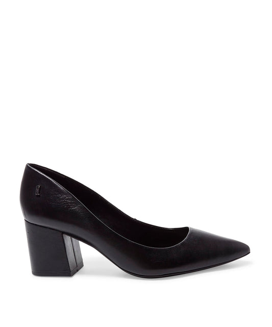 Scarpin Santa Lolla Preto Salto Bloco Baixo