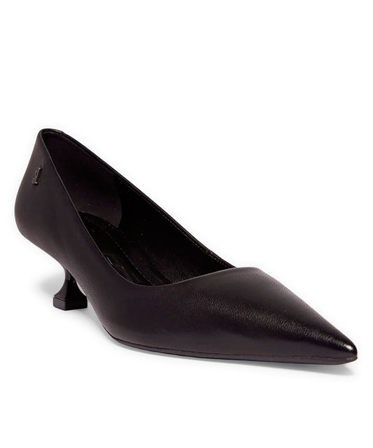 Scarpin Santa Lolla Preto Salto Fino Bico Fino