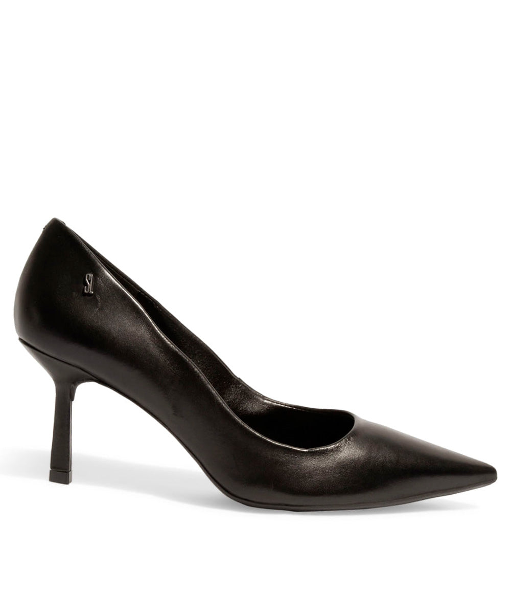 Scarpin Santa Lolla Preto Salto Fino Médio