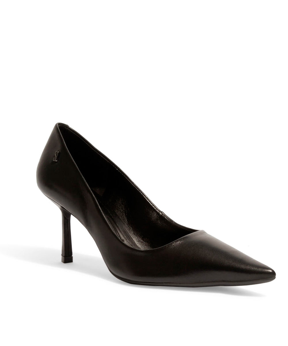 Scarpin Santa Lolla Preto Salto Fino Médio