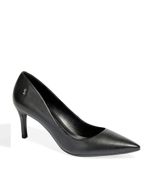 Scarpin Santa Lolla Preto Salto Médio Fino