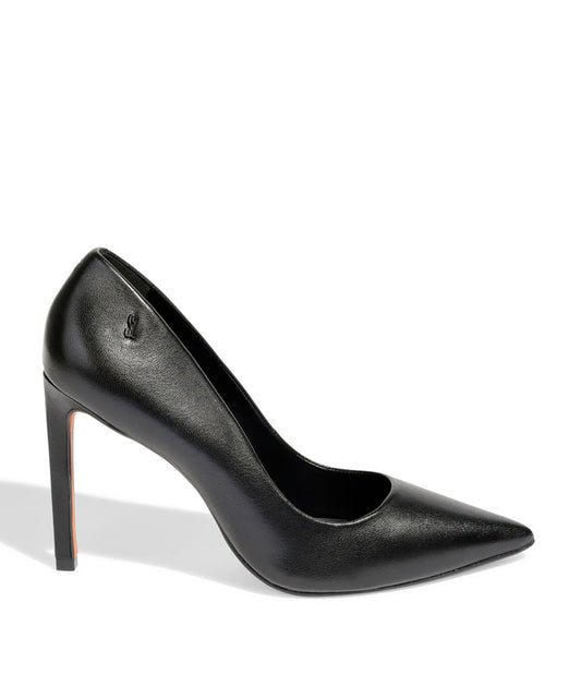 Scarpin Santa Lolla Preto Soft Salto Alto Fino