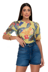 Short Jeans Frysaide Bolso Frontal