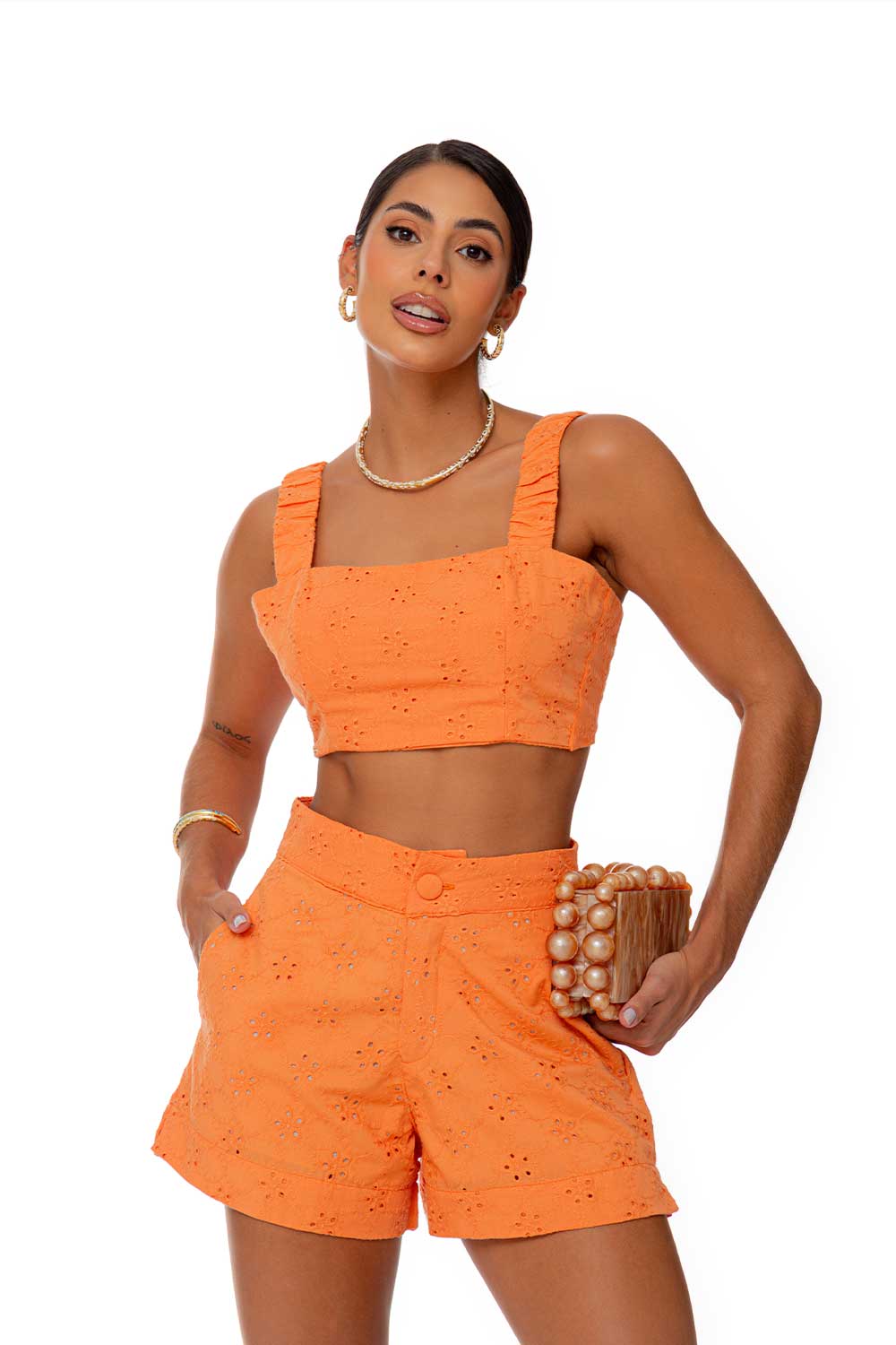 Short Laranja Laise Frysaide