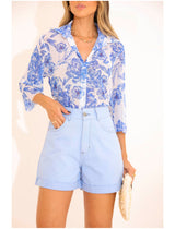 Short Meia Coxa Frysaide Branco