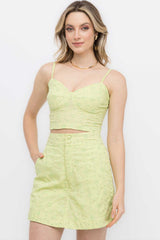 Short Saia Laisie Verde Frysaide