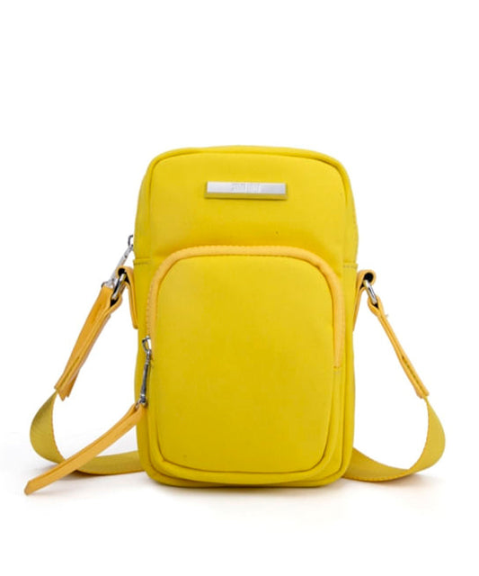 Shoulder Bag Santa Lolla Amarela Nylon