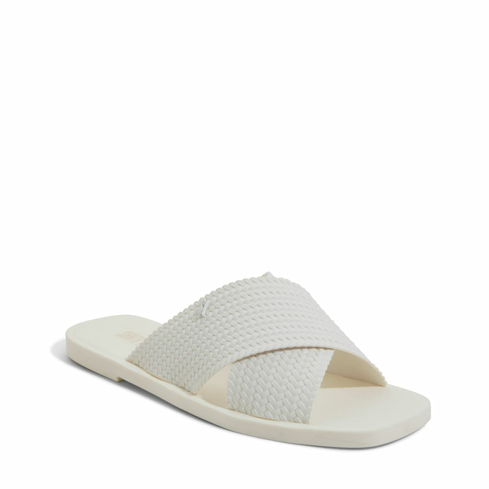 Slide Borracha Santa Lolla Branco