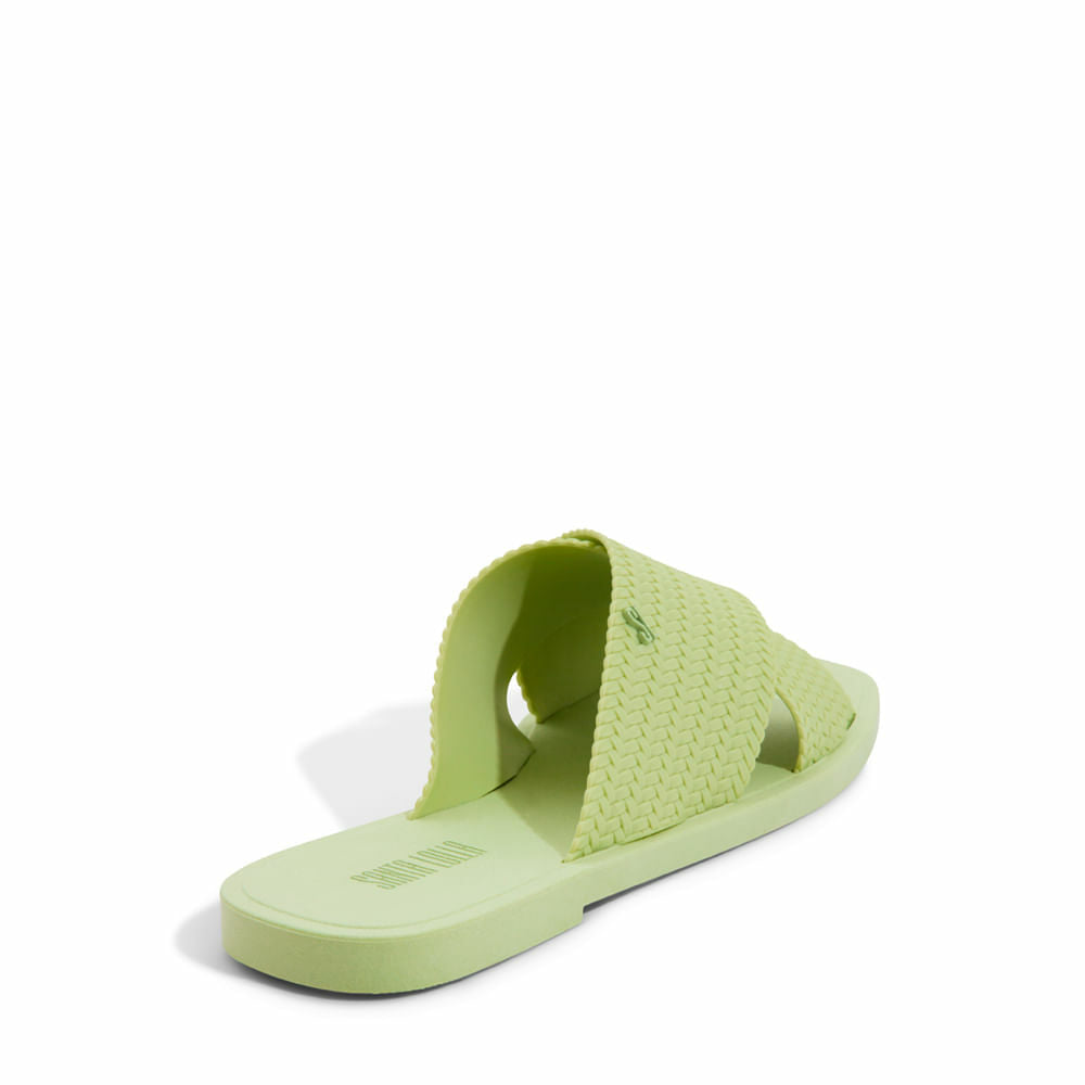 Slide Borracha Santa Lolla Verde Água