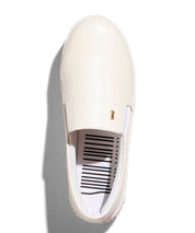 Slip On Santa Lolla Branco Couro Sola Alta