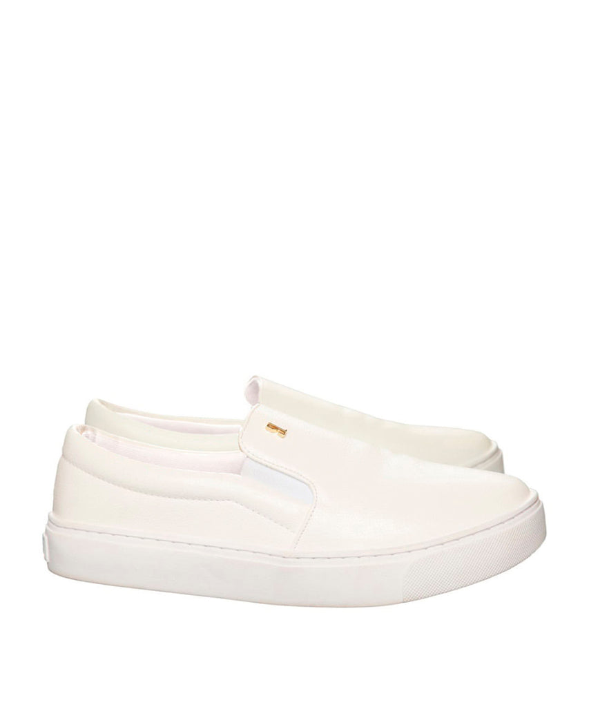 Slip On Santa Lolla Branco Sola Baixa