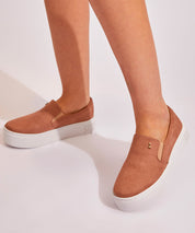 Slip On Santa Lolla Nude Sola Alta