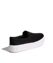 Slip On Santa Lolla Preto Suede Sola Alta