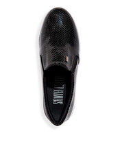 Slip On Santa Lolla Preto Verniz Sola Alta