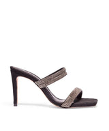 Tamanco Degalls Preto Camurça Salto Fino Manta Blackdiamond