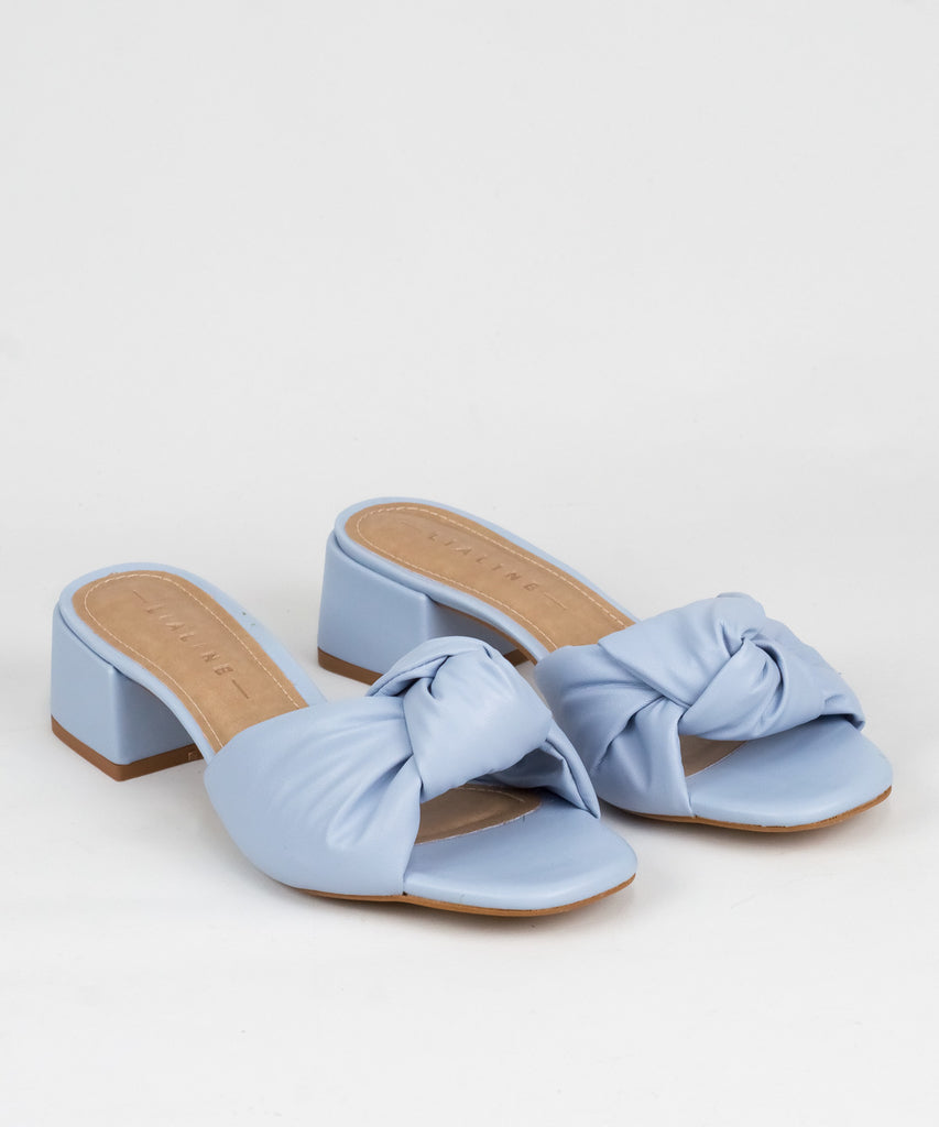 Tamanco Lia Line Azul Nó Salto Grosso - 2051.70368.1203.0039