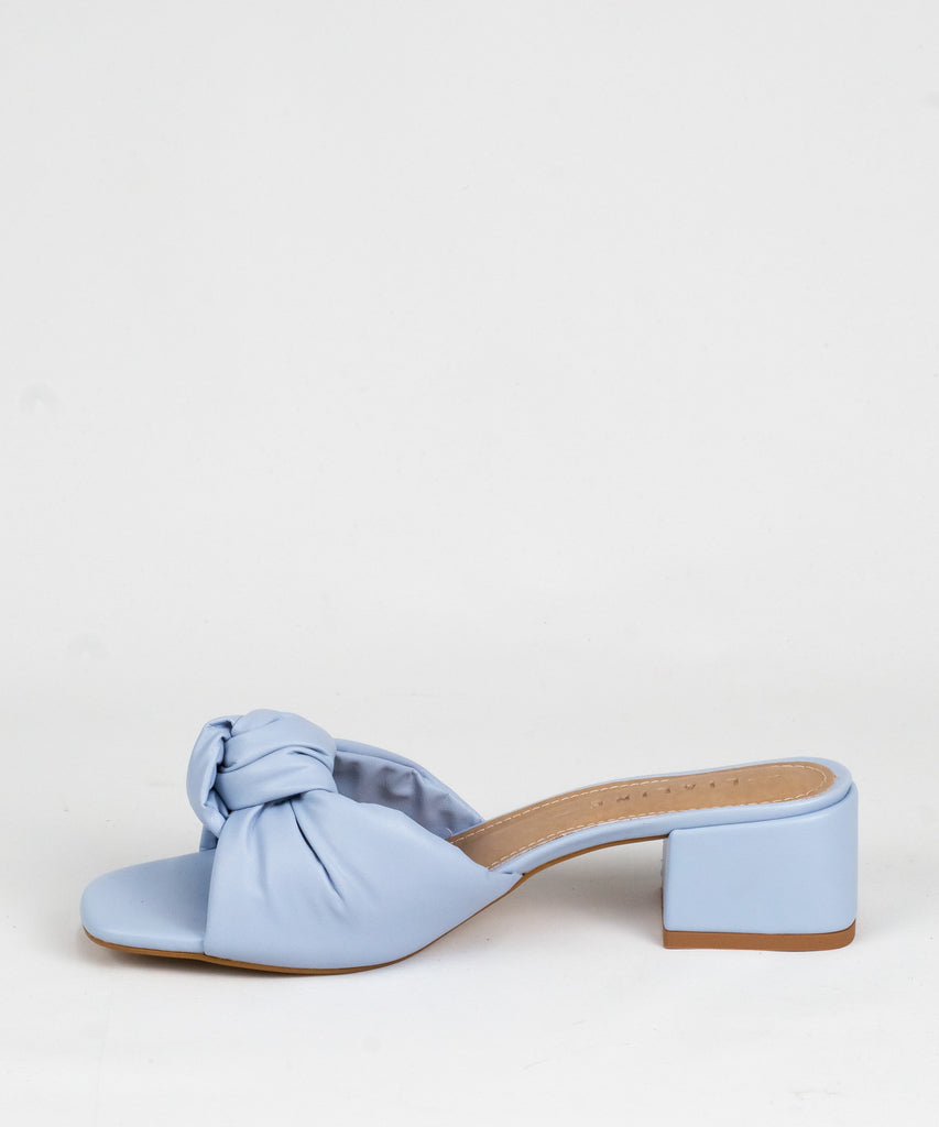 Tamanco Lia Line Azul Nó Salto Grosso - 2051.70368.1203.0039