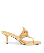 Tamanco Santa Lolla Dourado Craquelê Dourado Bridão