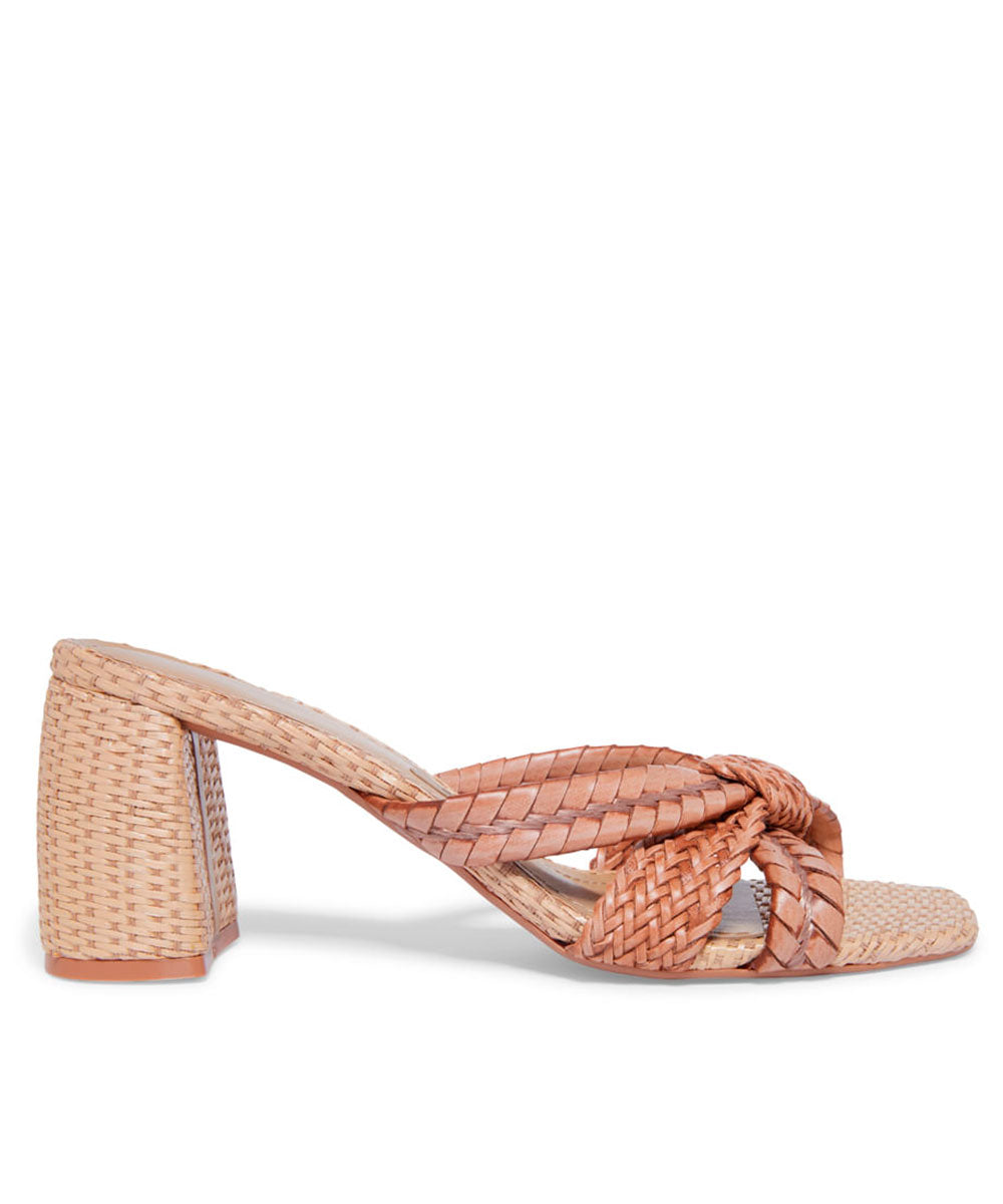 Tamanco Santa Lolla Marrom Palha Nó