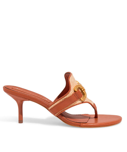 Tamanco Santa Lolla Marrom Safari Salto Fino