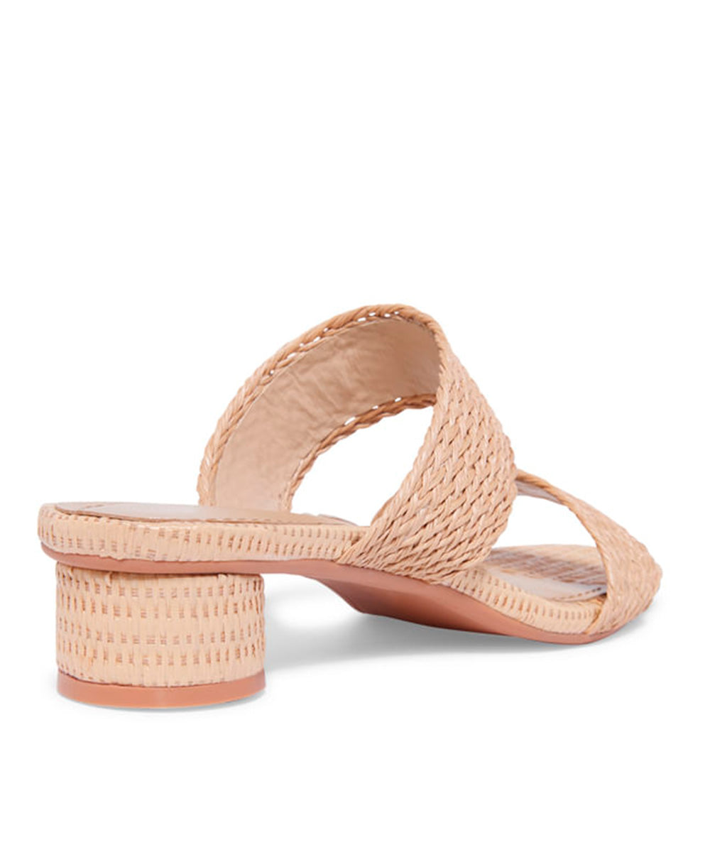 Tamanco Santa Lolla Palha Salto Baixo