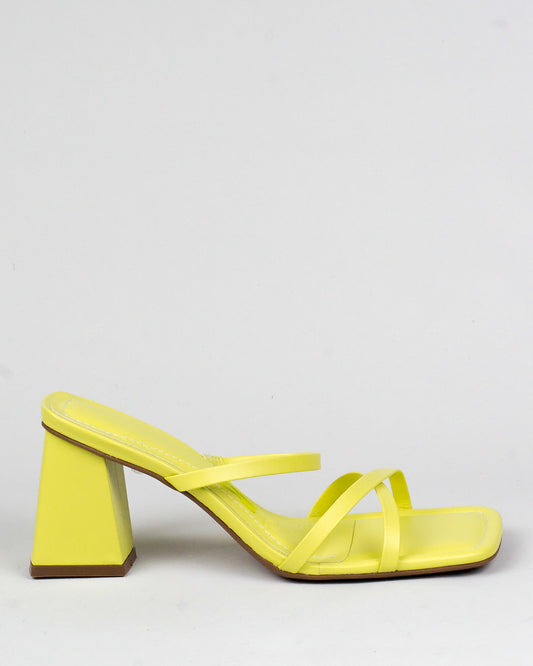 Tamanco Santa Lolla Salto Grosso Lemon Tiras