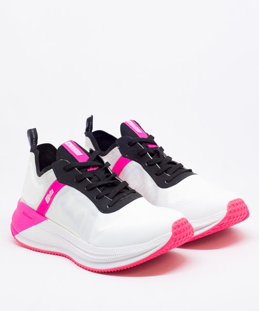 Tênis Actvitta Branco/Pink Nylon Esportivo - 4811.302