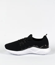 Tênis Knit Actvitta Preto Esportivo