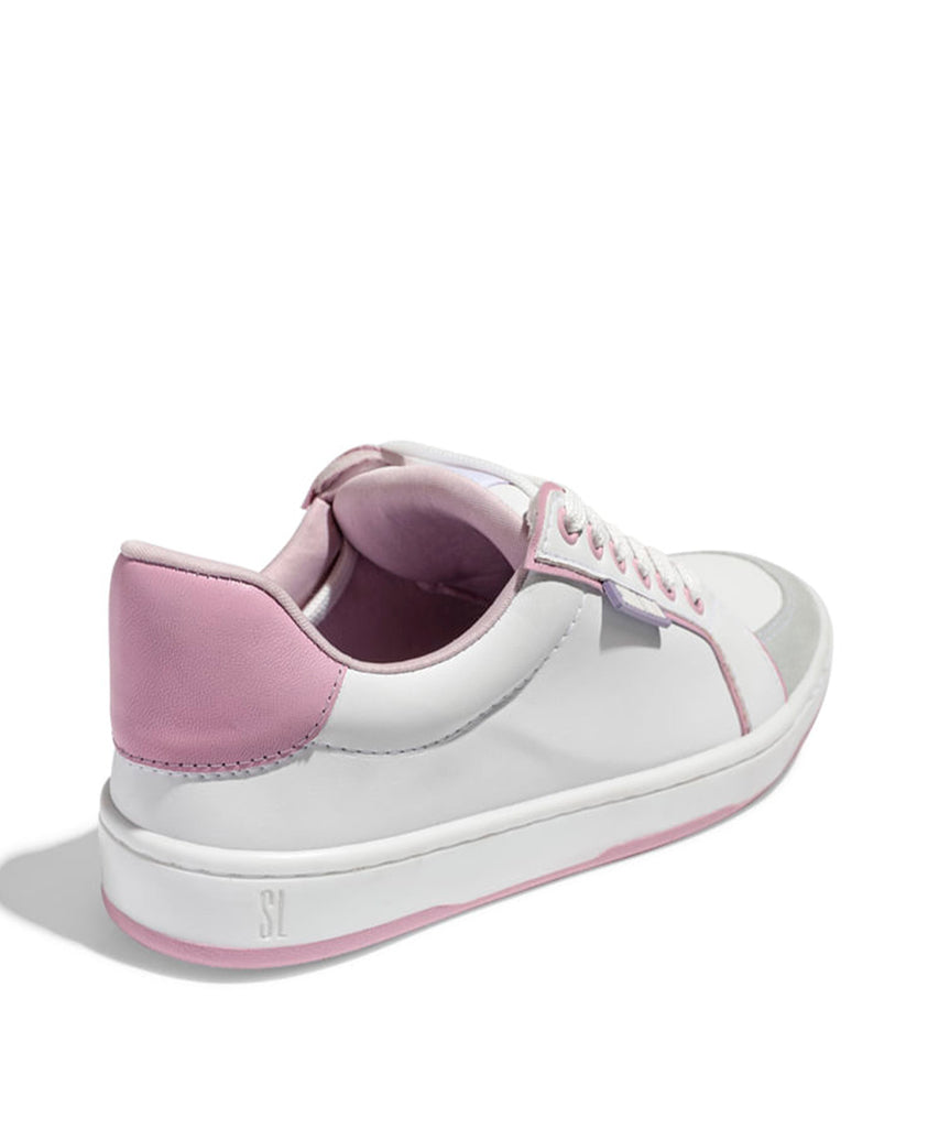 Tênis Santa Lolla Branco Feminino Camurça Alvejado