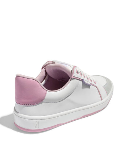 Tênis Santa Lolla Branco Feminino Camurça Alvejado