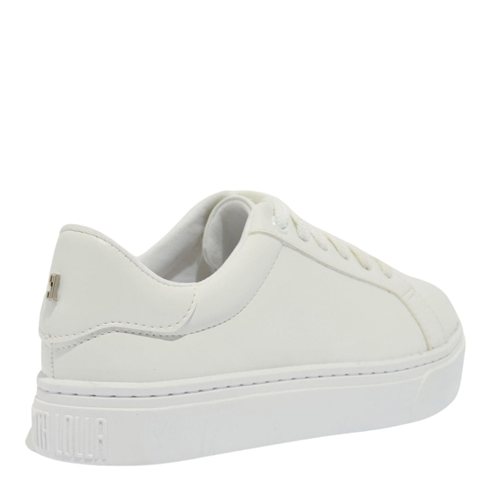 Tênis Santa Lolla  Branco Liso Casual 