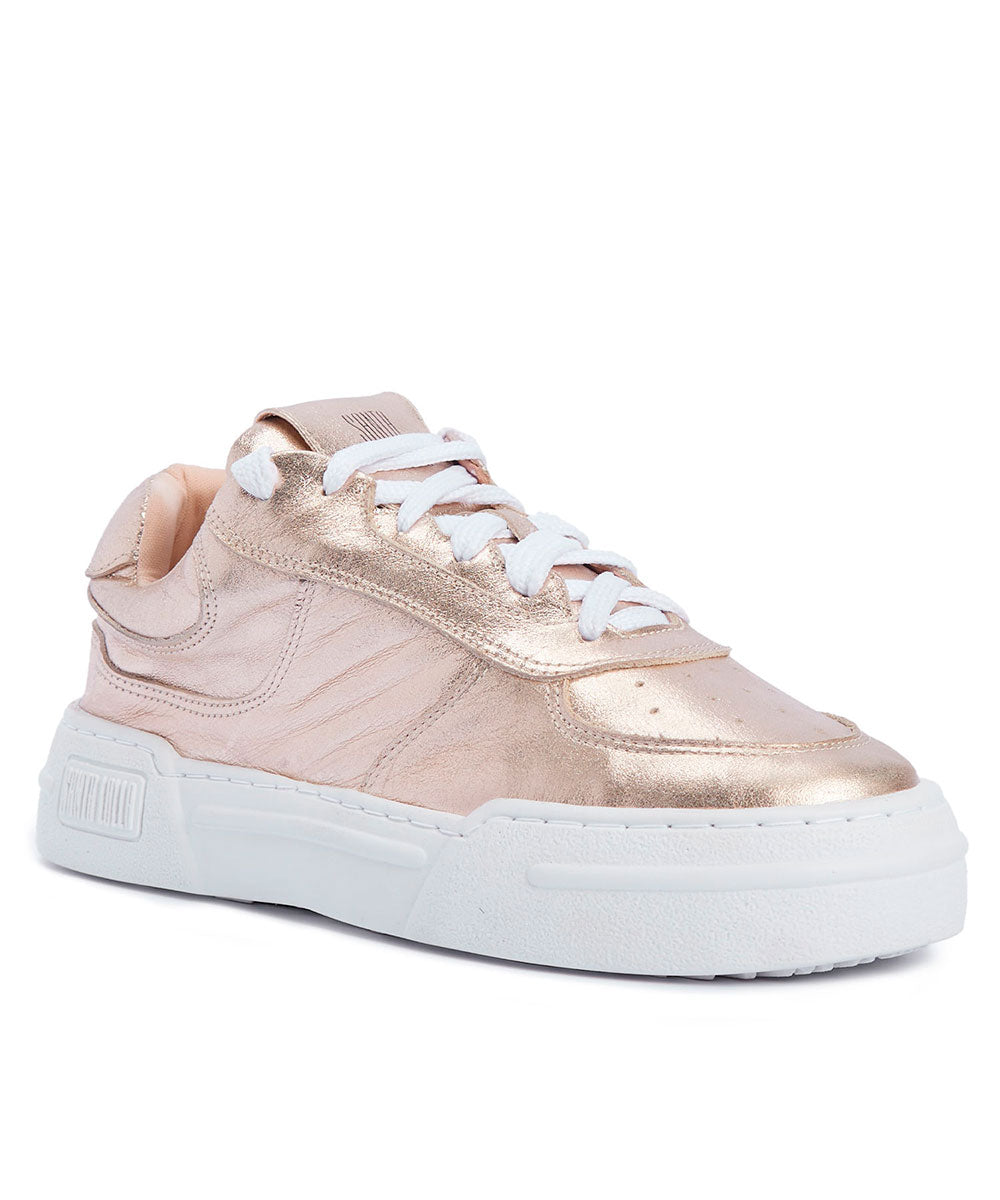 Tênis Santa Lolla Dourado Metalizado