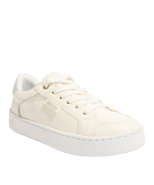 Tênis Santa Lolla Flat Floater Off White e Prata